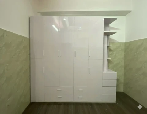 Tủ quần áo nhựa màu trắng ( tqamt003 )