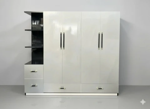 Tủ quần áo 4 cánh 1 kệ phối màu ( 4c1kpm )