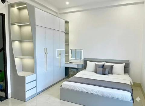 Combo phòng ngủ gỗ MDF CBG11