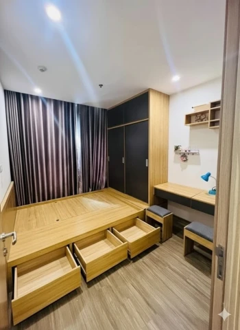 Tủ quần áo liền giường gỗ MDF TLG23