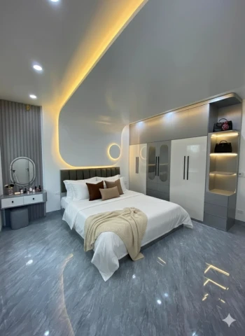 Combo phòng ngủ gỗ mdf  CBG05N