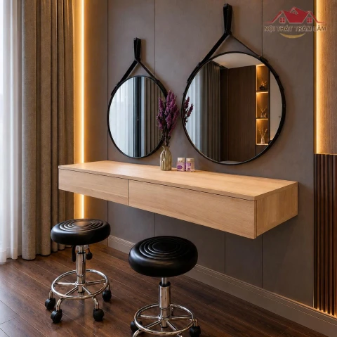 Bàn trang điểm gỗ MDF MSG02