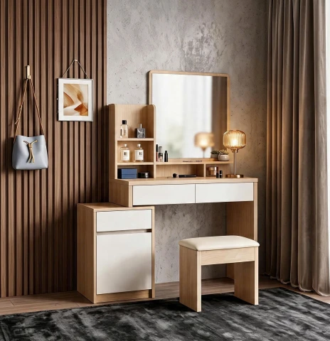 Bàn trang điểm gỗ MDF MSG01