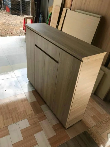 Tủ giày cánh mở gỗ MDF ( tgcm-115 )