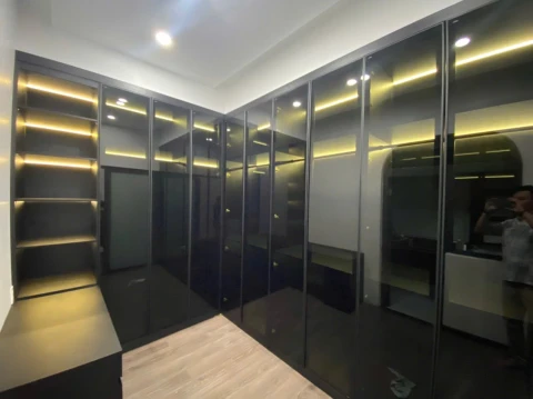 Tủ quần áo cánh kính đóng theo yêu cầu ( TACK 02 )