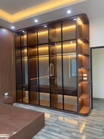 Tủ quần áo cánh kính đóng theo yêu cầu ( TACK 0003 )