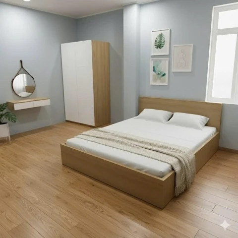 Bộ Tủ Giường + Bàn Trang Điểm ( TGB1)