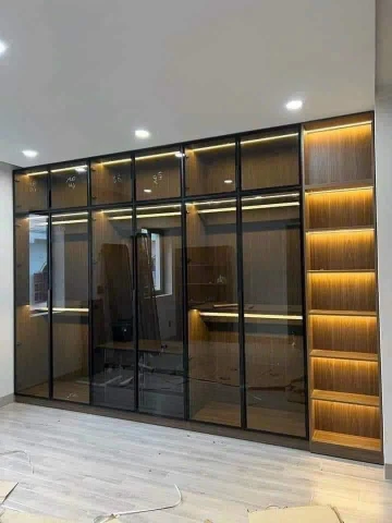 Tủ quần áo cánh kính đóng theo yêu cầu ( TACK 121 )