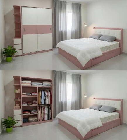 Combo phòng ngủ gỗ MDF MGX17