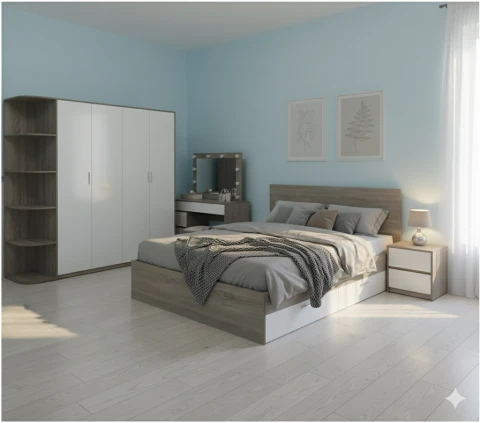Combo phòng ngủ gỗ MDF MGX21