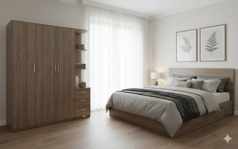 Combo phòng ngủ gỗ MDF MGX23