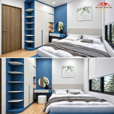 Bộ giường tủ gỗ MDF xu hướng New 01