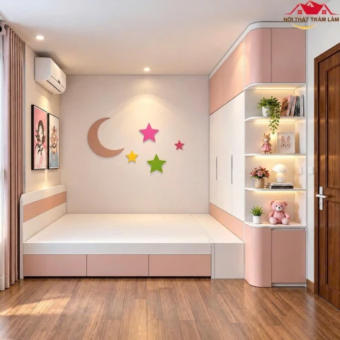 Bộ giường tủ gỗ MDF xu hướng New 04