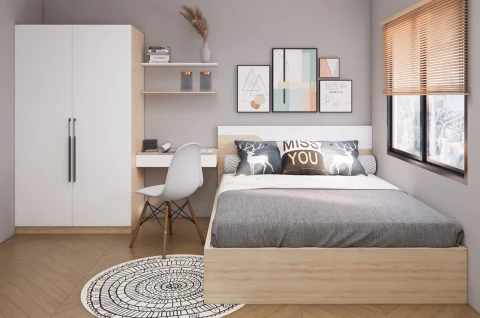 Combo phòng ngủ gỗ MDF ( CBG41 )