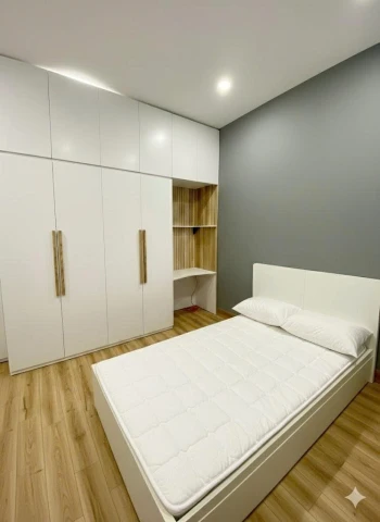 Combo phòng ngủ MDF full trắng ( GMN01 )