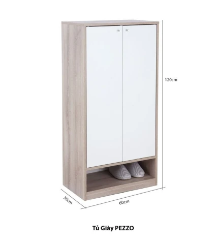 Tủ giày cánh mở gỗ MDF ( tgcm-025 )