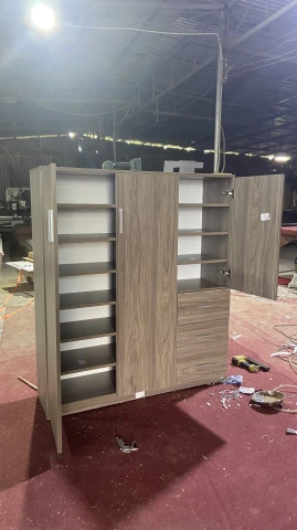 Tủ giày cánh mở gỗ MDF ( tgcm-027 )
