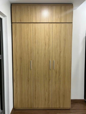 Tủ quần áo gỗ MDF màu vân gỗ ( TQAG032 )