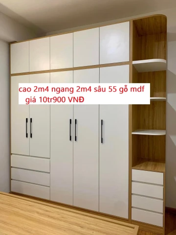 Tủ Quần Áo Gỗ Đóng Theo Yêu Cầu T4820012