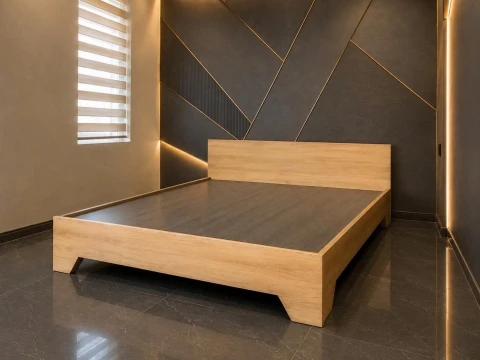 Giường Ngủ Gỗ MDF (MGN01)