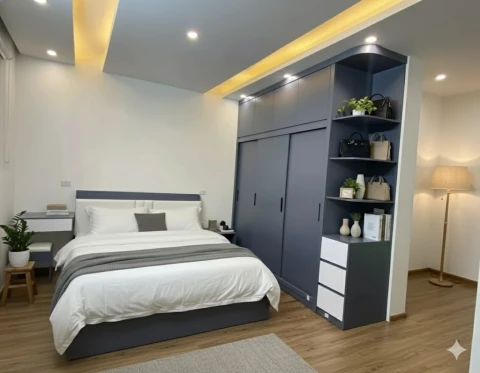 Combo phòng ngủ gỗ mdf (NT0V1)