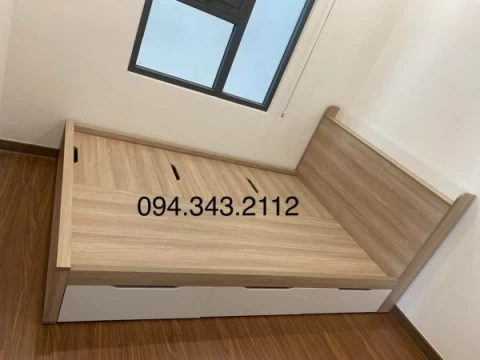Giường ngủ gỗ MDF thông minh ( gn66172 )