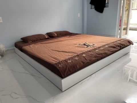 Giường ngủ gỗ MDF giá rẻ ( gn7ui )