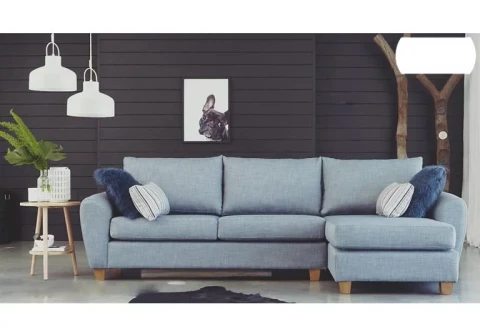 Sofa góc xanh G0025