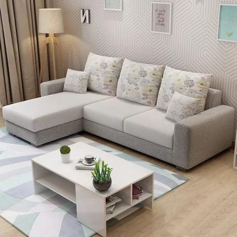 Sofa góc trắng G0026