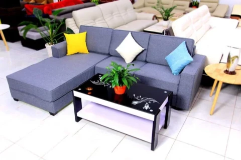 Sofa góc màu xám G0041
