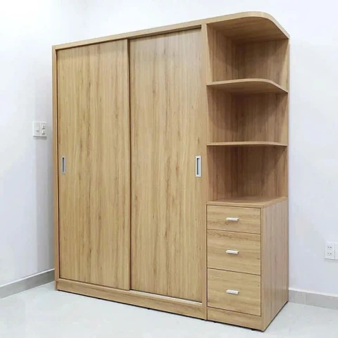 Tủ quần áo gỗ mdf (tqacl-c01)