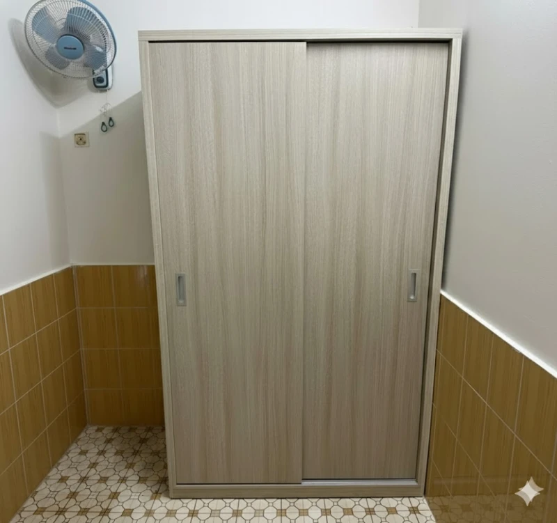 Tủ quần áo gỗ MDF 2 cánh lùa ( TAL12 )