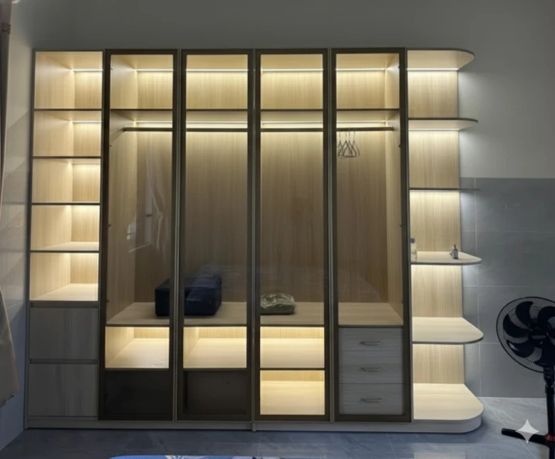Tủ quần áo cánh kính ( TACK 19  )
