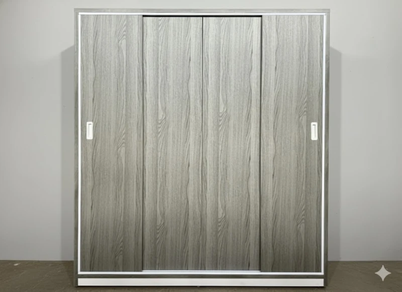 Tủ quần áo nhựa đài loàn ( 4cl-ghi)