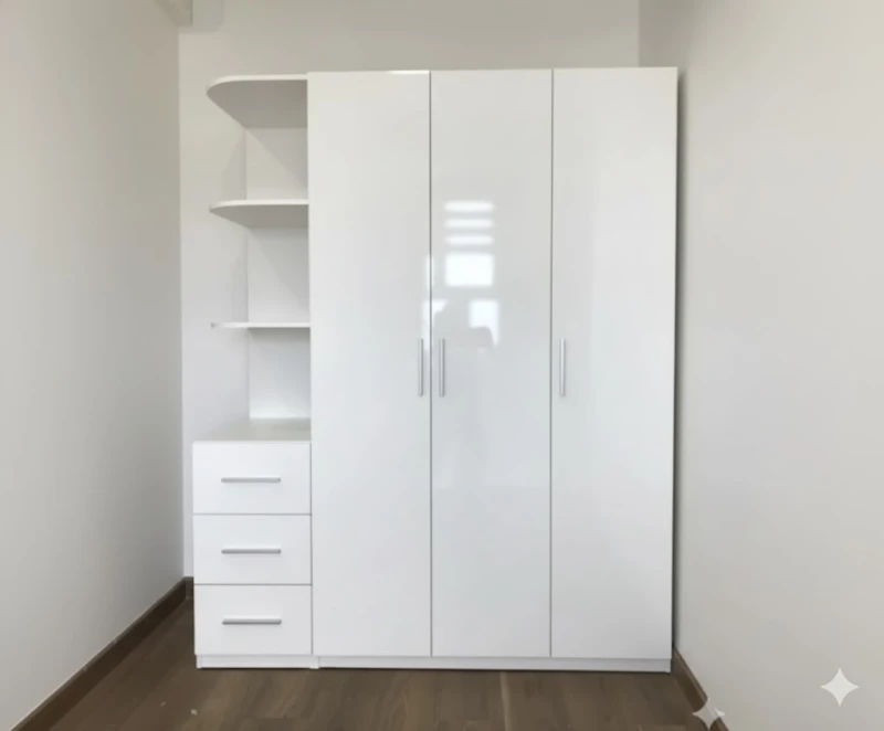 Tủ quần áo 3 cánh 1 kệ (gmdf1-1)