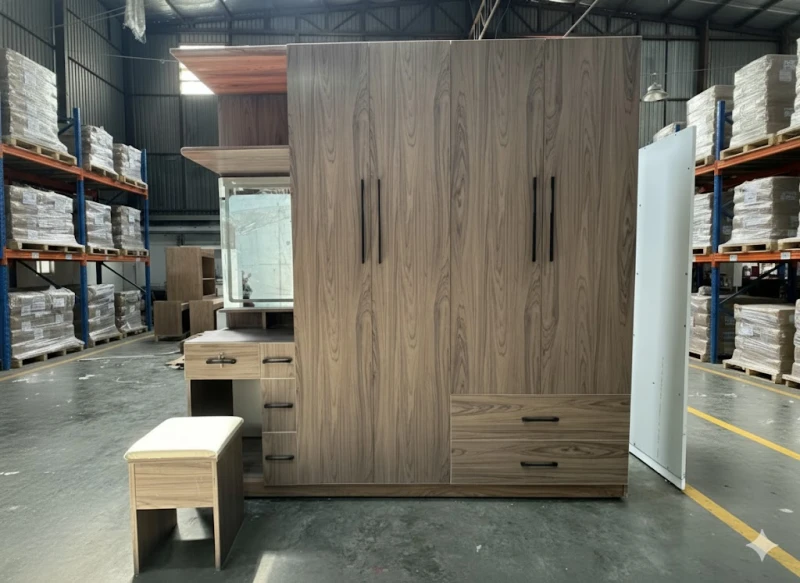 Tủ quần áo Nhựa Vinco kết hợp bàn trang điểm ( VC05 )