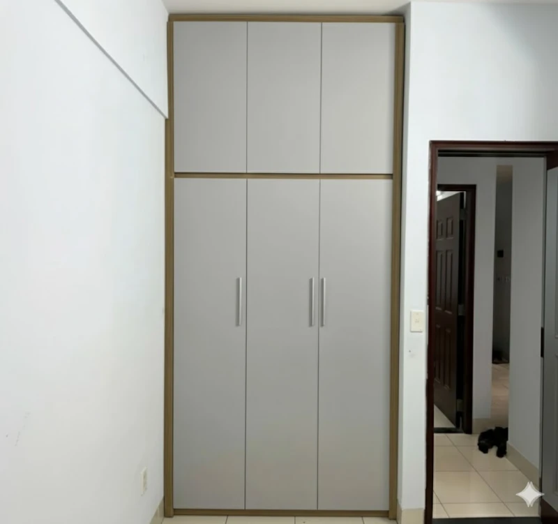 Tủ Quần Áo Âm Tường Gỗ MDF