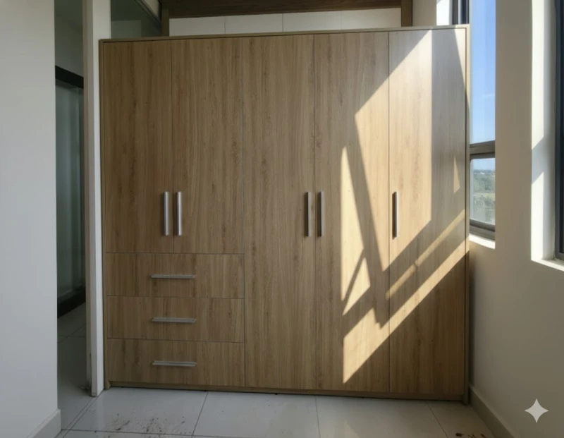 Tủ áo 5 cánh gỗ mdf ( ta5cg-c1)