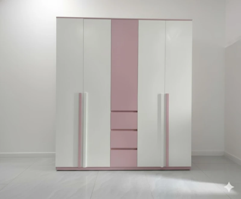 Tủ quần áo 5 cánh gỗ MDF ( TG5CH )