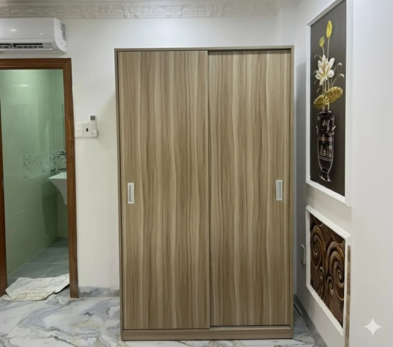 Tủ quần áo gỗ MDF 2 cánh lùa ( TAG932 )