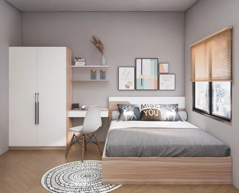 Combo phòng ngủ gỗ MDF ( CBG41 )