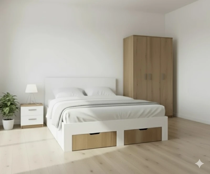 Combo phòng ngủ gỗ MDF ( CBG328 )