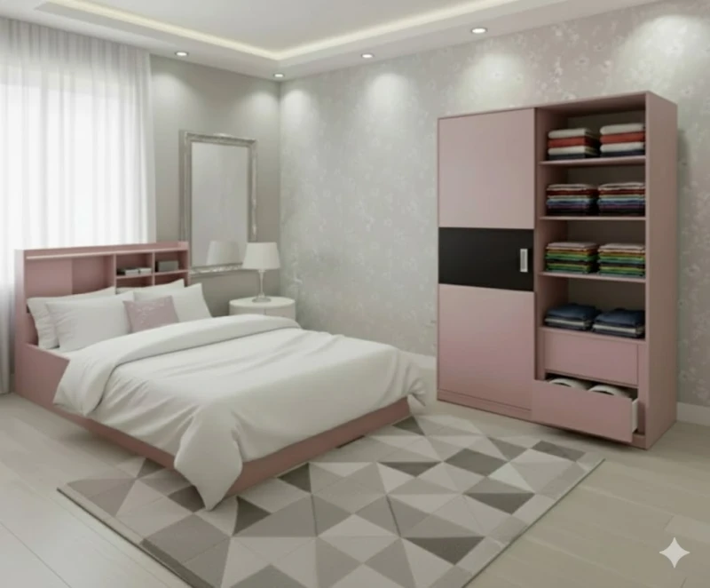 Combo phòng ngủ gỗ MDF MGX22