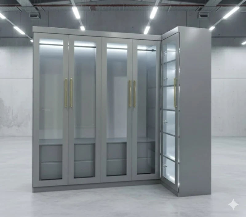 Tủ quần áo nhựa Vinco cánh kính hiện đại ( tqavcck )