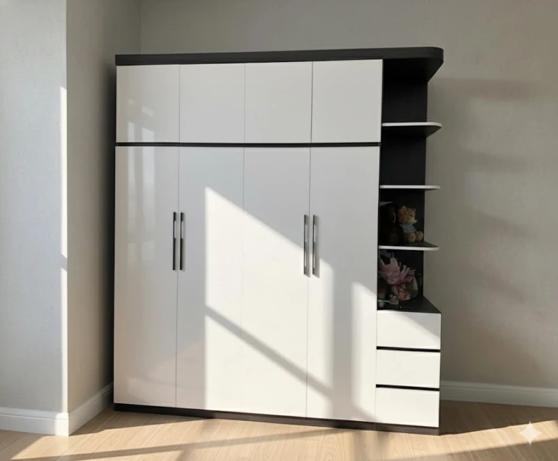 Tủ quần áo nhựa 4 cánh 1 kệ ( tqa205 )