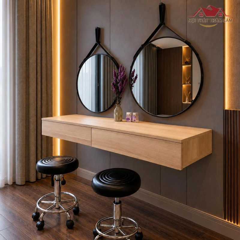 Bàn trang điểm gỗ MDF MSG02