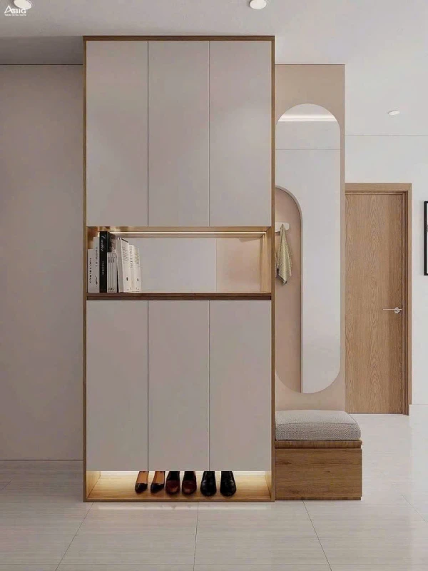 Đóng Tủ Giày Dép Gỗ MDF Theo Yêu Cầu