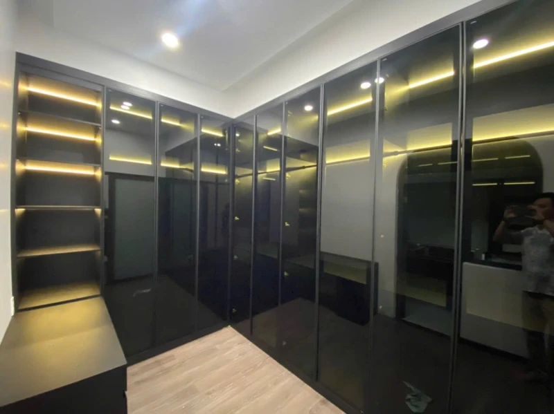 Tủ quần áo cánh kính đóng theo yêu cầu ( TACK 02 )