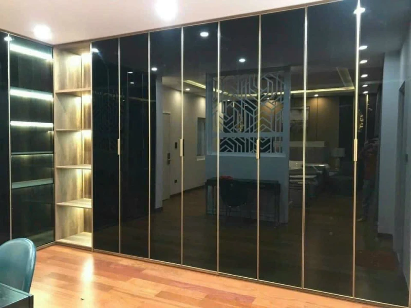Tủ quần áo cánh kính đóng theo yêu cầu ( TACK 07 )