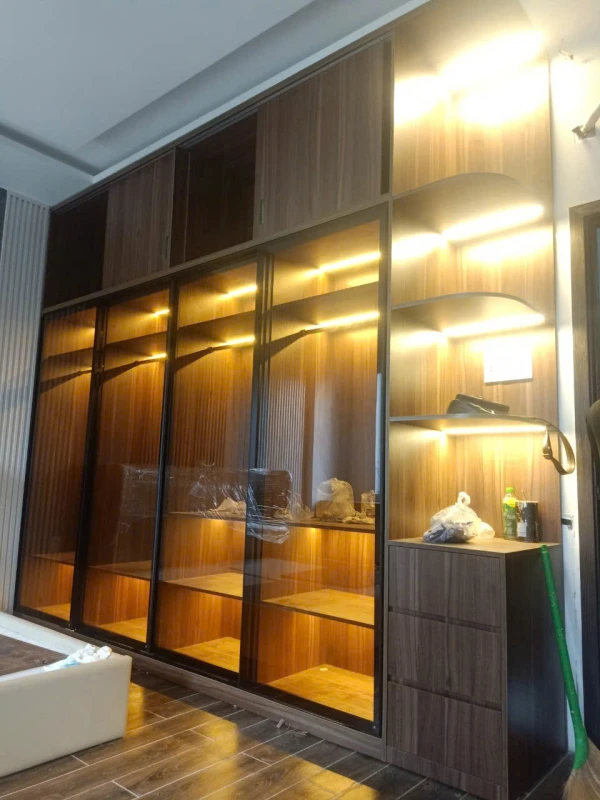 Tủ quần áo cánh kính đóng theo yêu cầu ( TACK 11 )